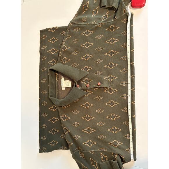 Matinique Geometric Print LS Polo XL - Picture 9 of 10